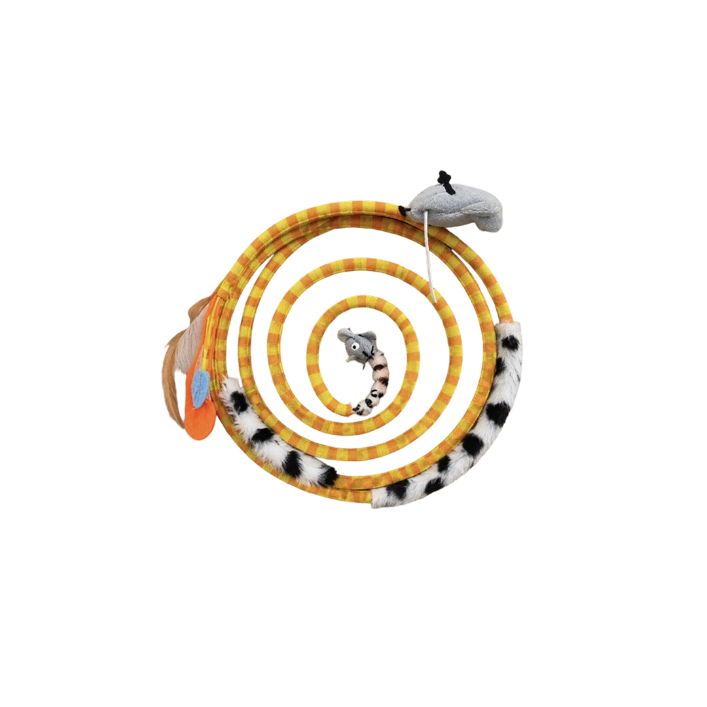 Interactive Spiral Cat Tunnel
